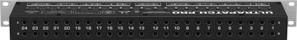 Behringer PX3000 komutacinė panelė