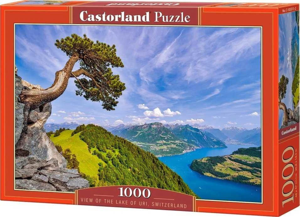 Castorland dėlionė Uri ežero vaizdas, Šveicarija 1000 det.