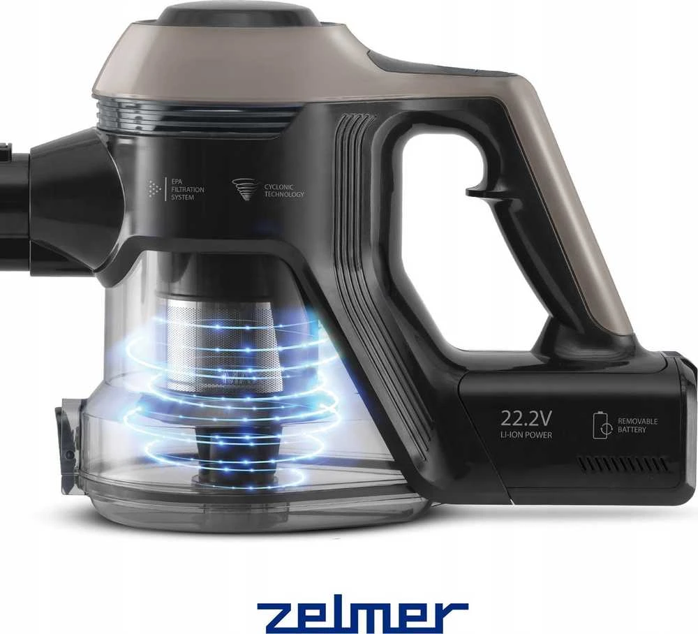 Dulkių siurblys Zelmer ZSVC510D Piotr Akumuliatorinis hoover Juodas, Sand