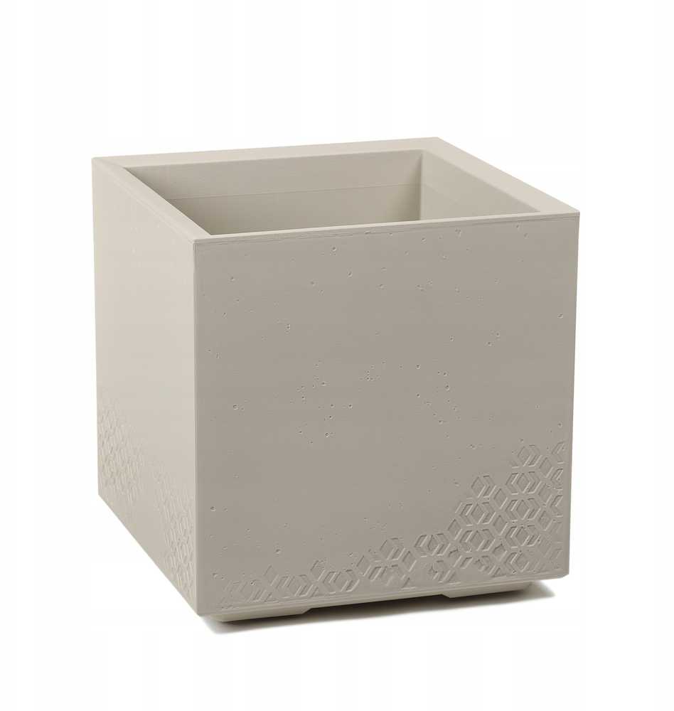 Krups Gėlių stovas KARO 300x300x300 betonas perdirbtas - antracitas LA776-82 LAMELA