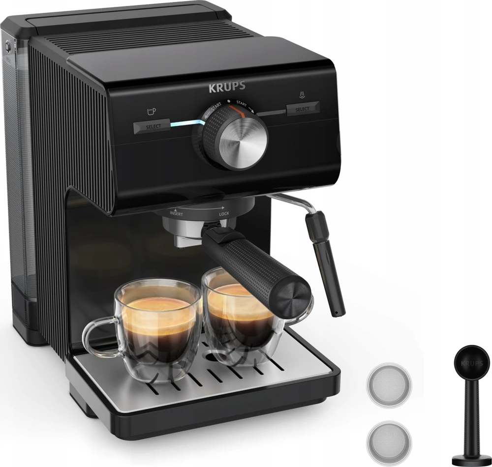 Krups Authentic XP381810 Pusiau automatinis Espresso Kavos aparatas 2 L