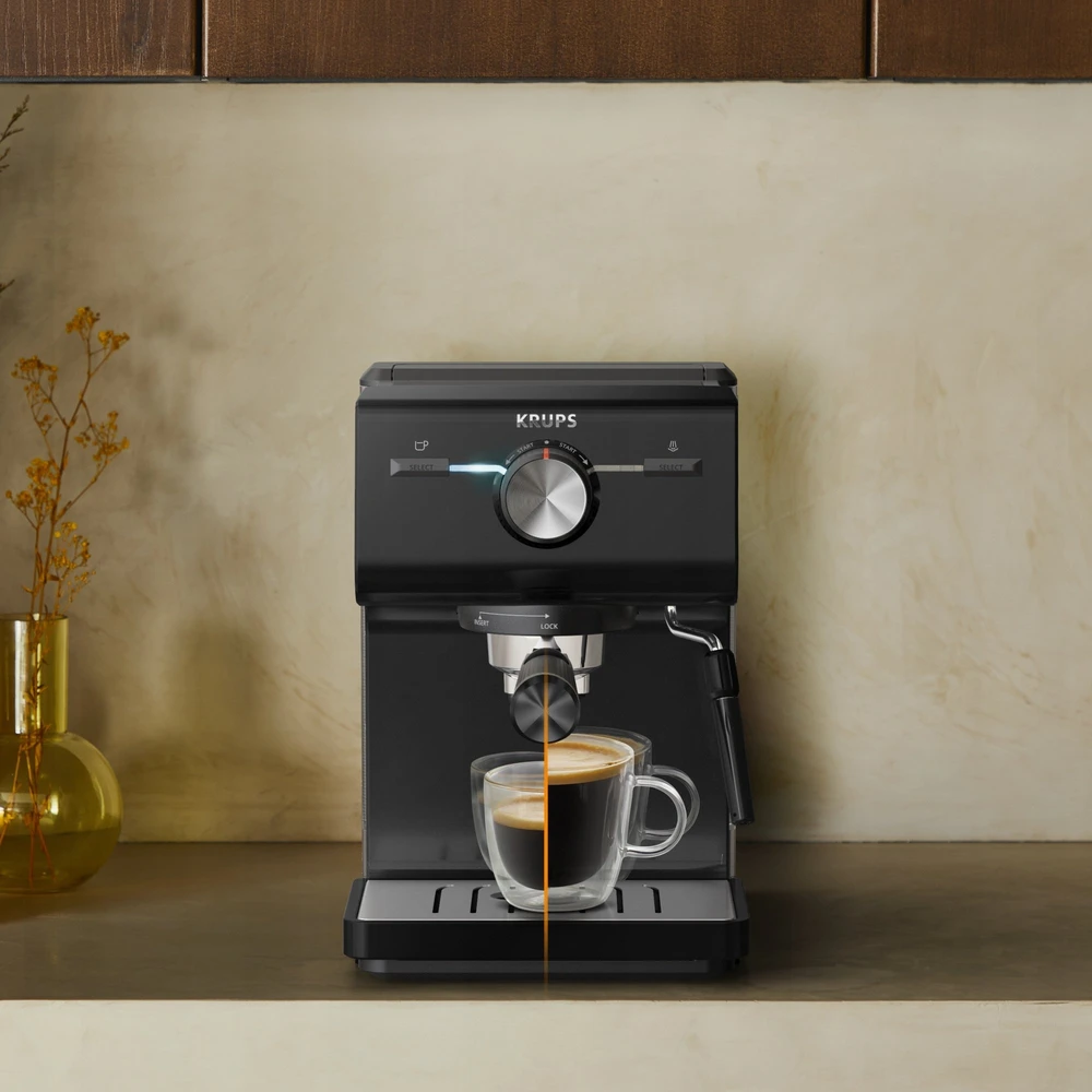 Krups Authentic XP381810 Pusiau automatinis Espresso Kavos aparatas 2 L