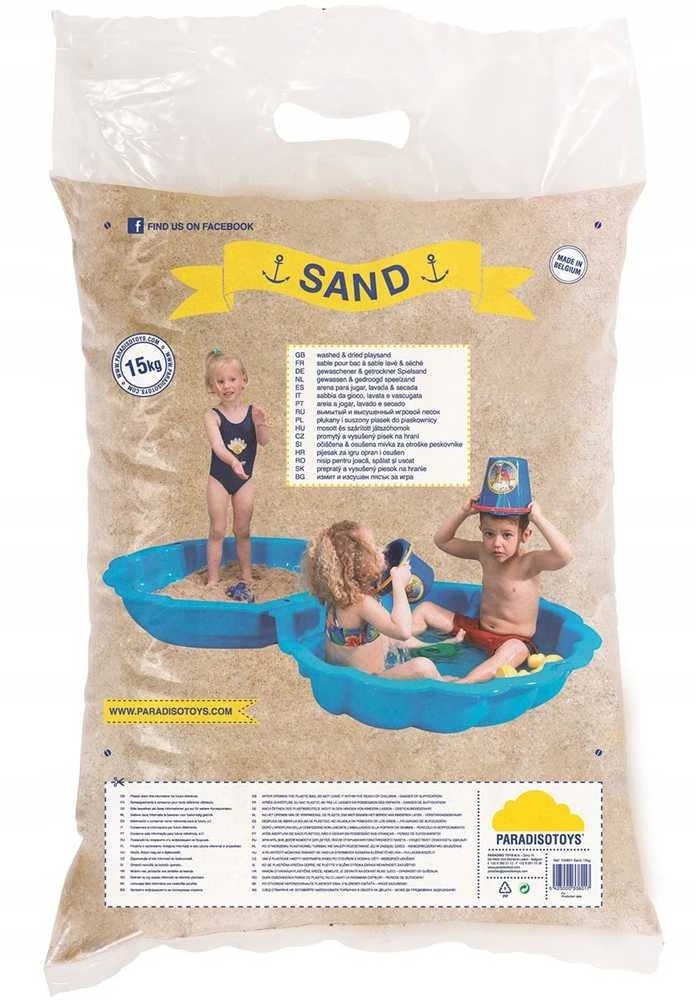 Smėlis smėlio dėžėms Paradiso T00801, 28 cm x 43 cm, ruda