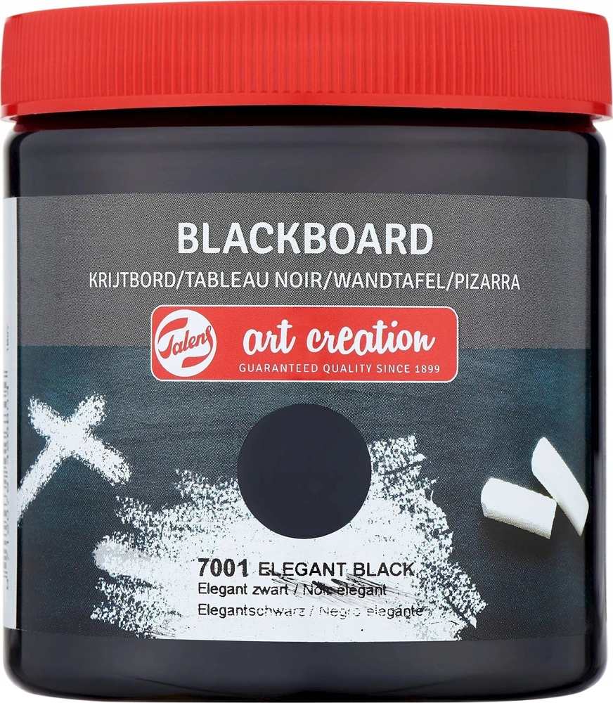 Krups Talens Art Creation Blackboard Jar 250 ml Elegant Juodas 7001