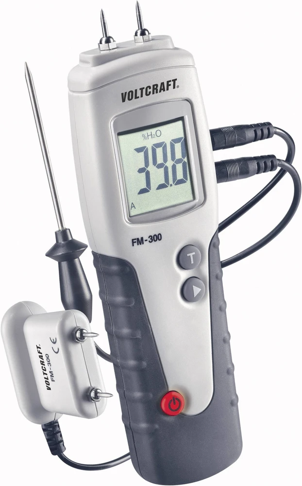 „Krups“ drėgmės matuoklis medžiagoms VOLTCRAFT FM-300, invazinis 100845