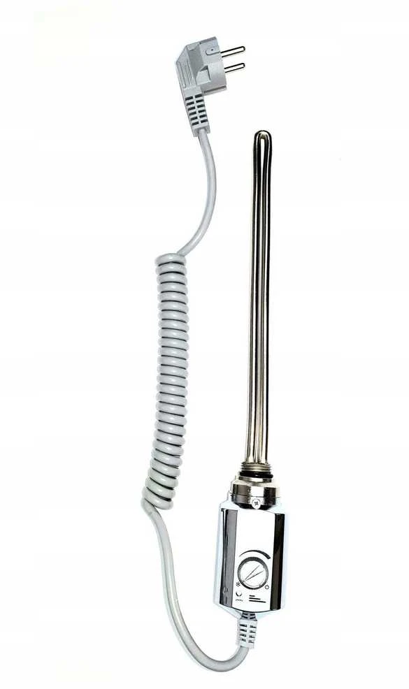 Krups vonios radiatorius VONIOS KAMBARIO ŠILDYTUVAS SU TERMOSTATU RD10 300W CHROME VOLUX // GRŁ-V-RD10.300.CH