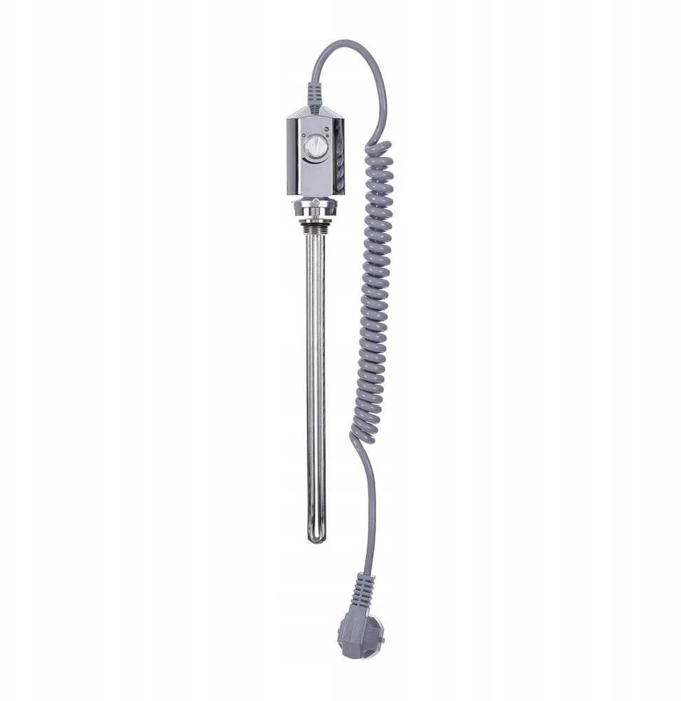 Krups vonios radiatorius VONIOS KAMBARIO ŠILDYTUVAS SU TERMOSTATU RD10 300W CHROME VOLUX // GRŁ-V-RD10.300.CH