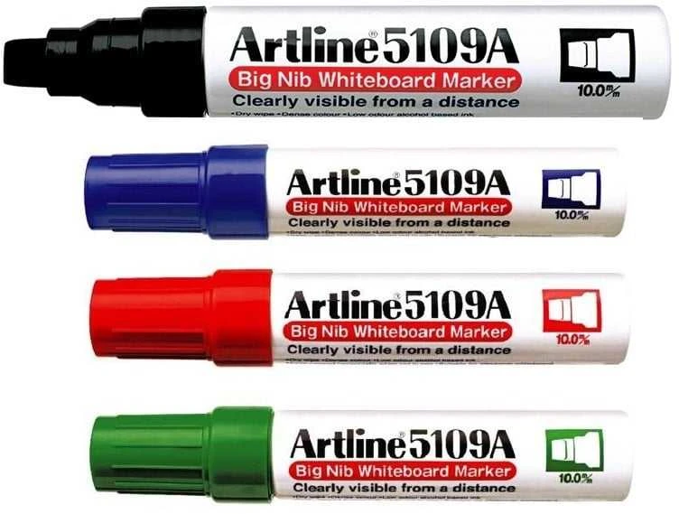 Krups Whiteboardpenne Artline 5109A BIG 4/sæt