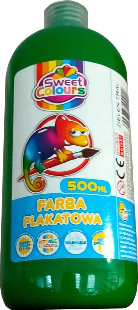 Krups Plakatų dažai Sweet Colours 500 ml, tamsiai žali