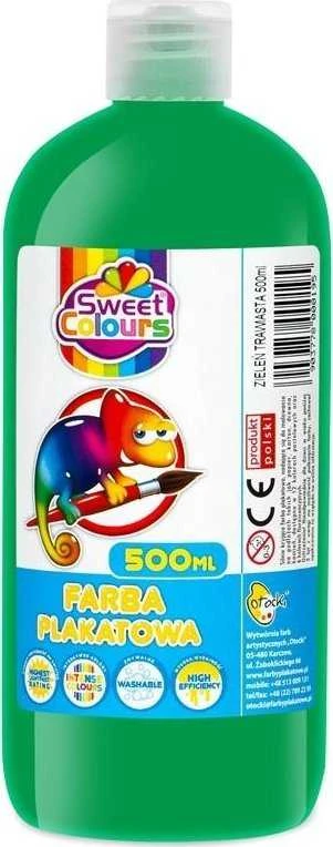 Krups Plakatų dažai Sweet Colours 500 ml, tamsiai žali