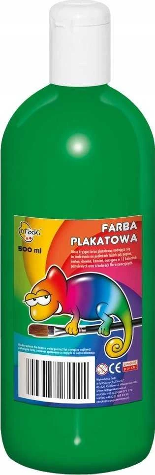 Krups Plakatų dažai Sweet Colours 500 ml, tamsiai žali