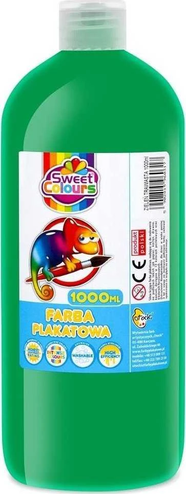 Krups Plakatų dažai Sweet Colours 1000 ml Tamsiai Žali