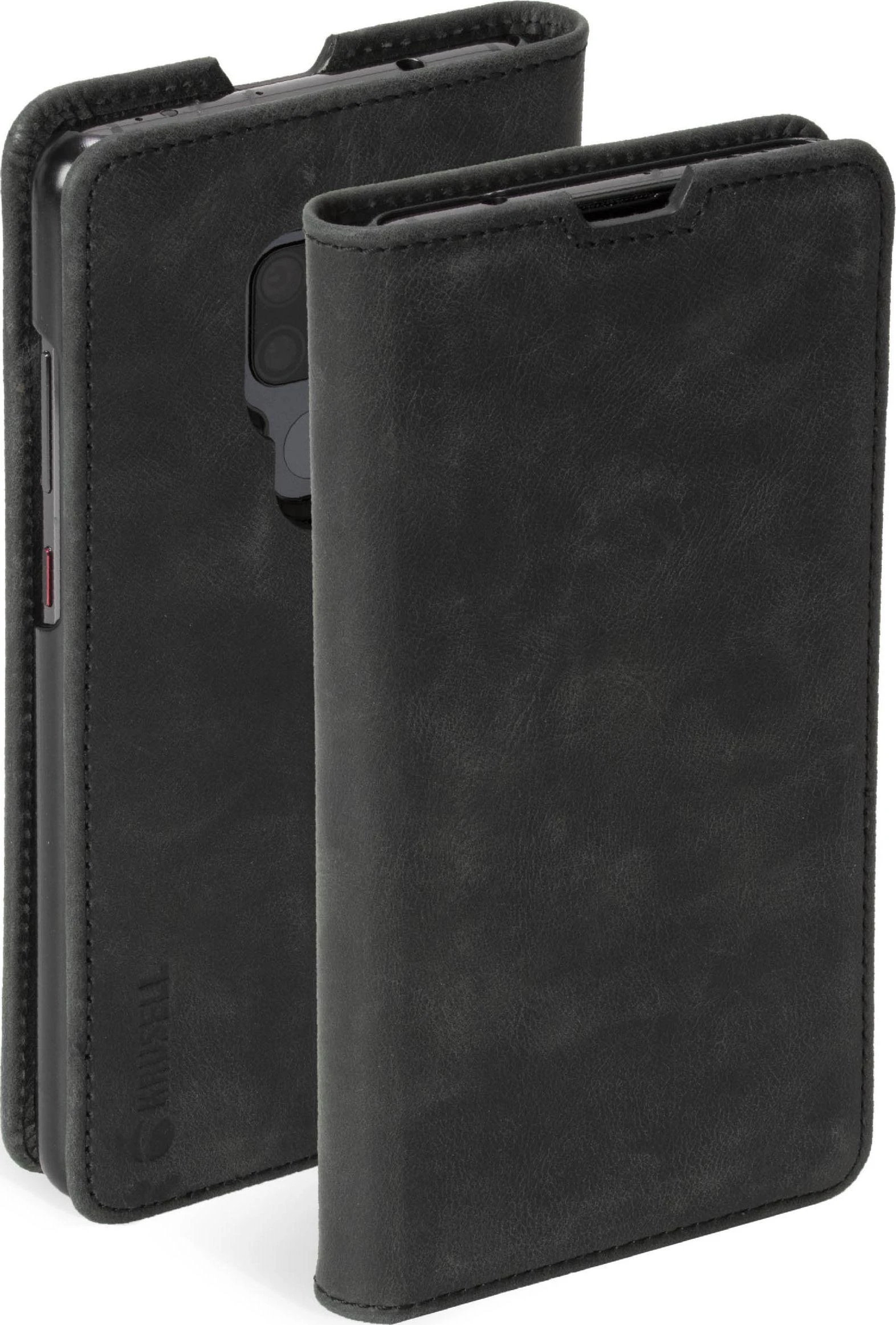 Dėklas Krusell Sunne 2 Card Foliowallet Huawei Mate 20 vintage juodas