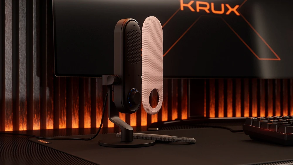 Krux Pin Color Shield rožinis