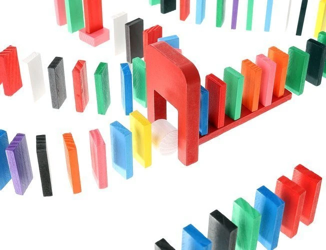 Kruzzel Mediniai domino 1080 vnt