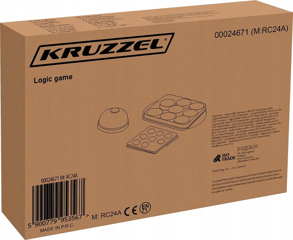 Dėlionės žaidimas Kruzzel 24671
