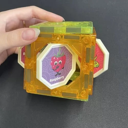 Magnetiniai blokeliai - takelis 75 vnt. Kruzzel 22684