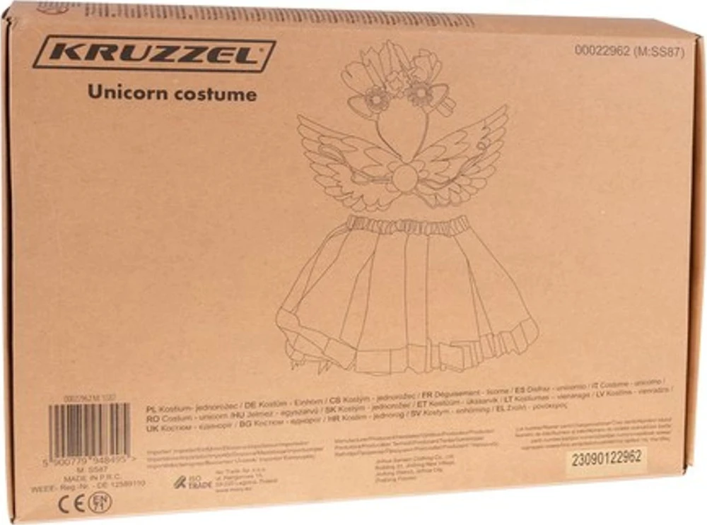 Kruzzel Unicorn Costume 22962