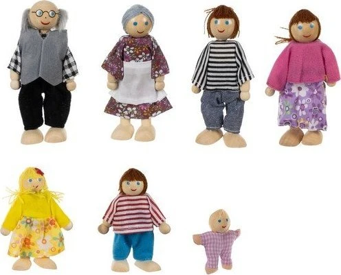 Miniature dolls - 7pcs Kruzzel 19764
