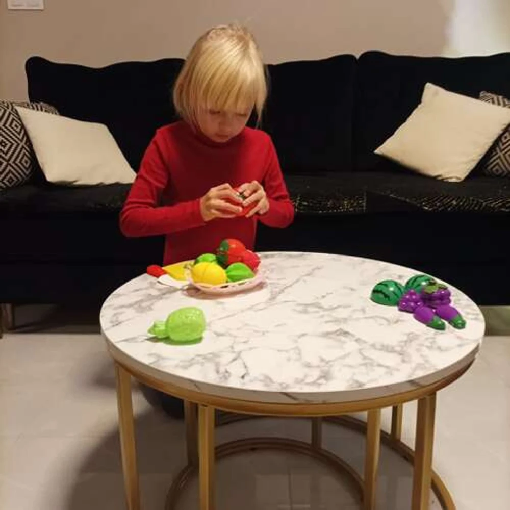 Kruzzel Set of fruit ir daržovės for cutting in a basket 22576