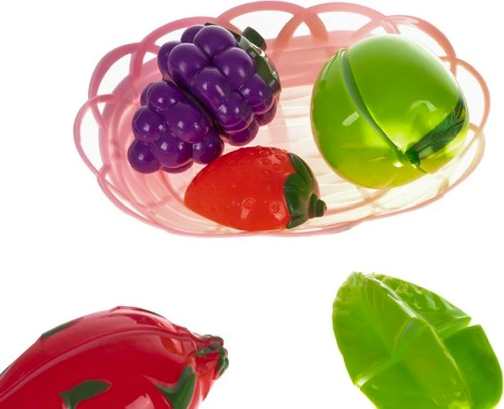 Kruzzel Set of fruit ir daržovės for cutting in a basket 22576