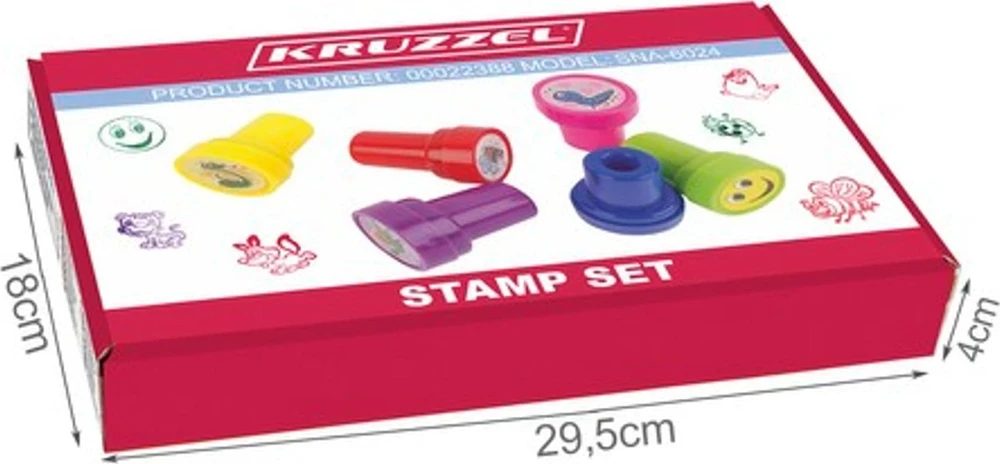 Kruzzel Antspaudų rinkinys 60 vnt
