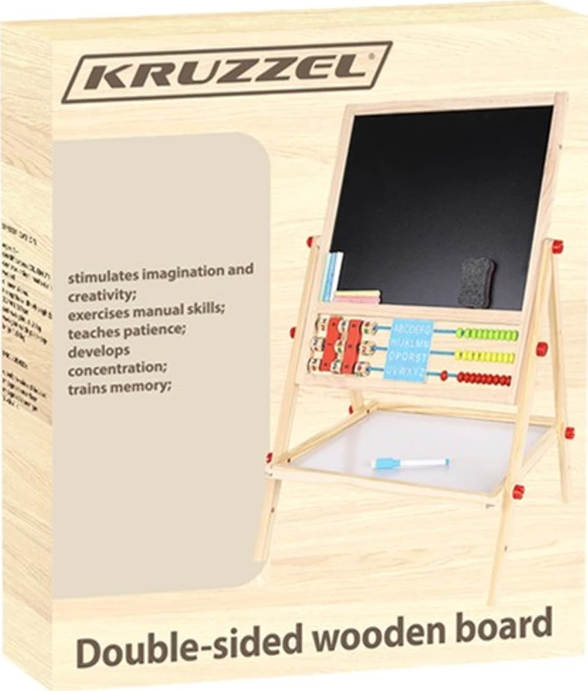 Dvipusė medinė lenta Kruzzel 22472