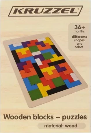Medinė dėlionė - dėlionė/ Kruzzel 22667