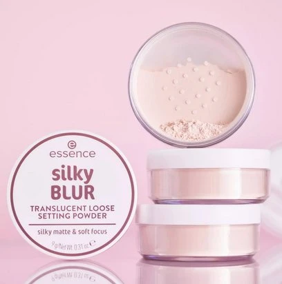 Essence Cosmetics Silky Blur Polvos Sueltos Fijadores Translúcidos, 9 g