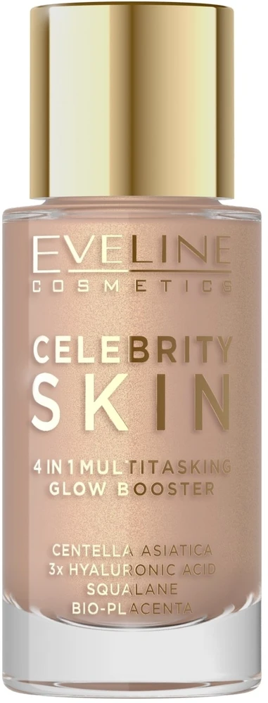 Kryolan „Eveline Cosmetics Celebrity Skin Glow Booster“ daugiafunkcis veido makiažo pagrindas 1.5N Universal Nude 30ml