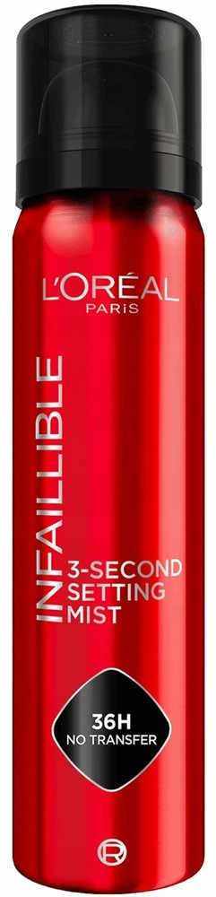 L'ORÉAL_Infallible 3-Second Makeup Setting Purškiklis Veido Purkštuvas Fiksuojančiajai Miglai 150ml