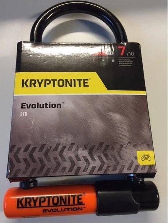 „Kryptonite“ dviračių spynos 10,2 x 22,9 cm („Evolution Standard U-lukko STD“)