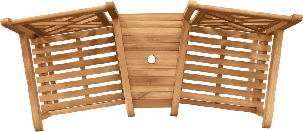 Sodo lauko kėdės 152 x 63 x 89 cm Kieto teka medžio