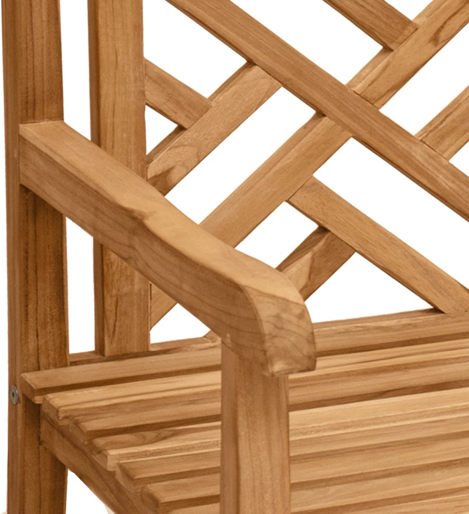 Sodo lauko kėdės 152 x 63 x 89 cm Kieto teka medžio