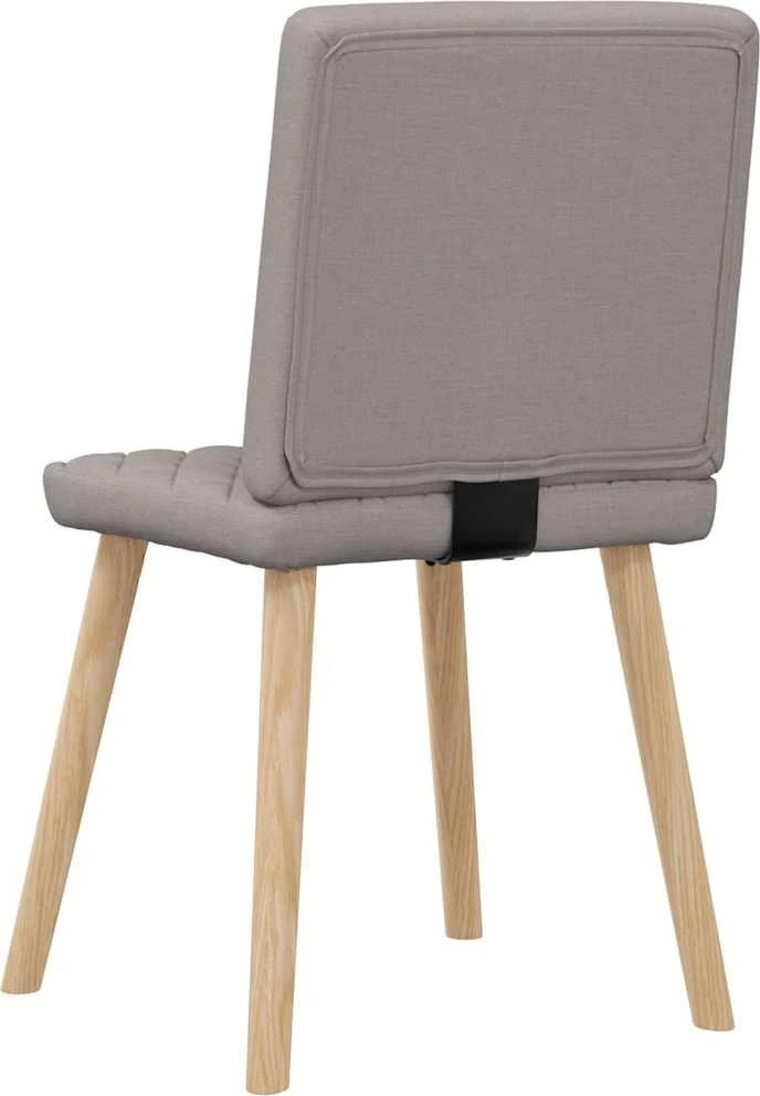Valgomojo kėdės, 2vnt., taupe spalvos, audinys