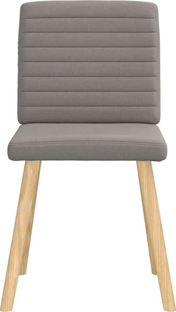 Valgomojo kėdės, 4vnt., taupe spalvos, audinys