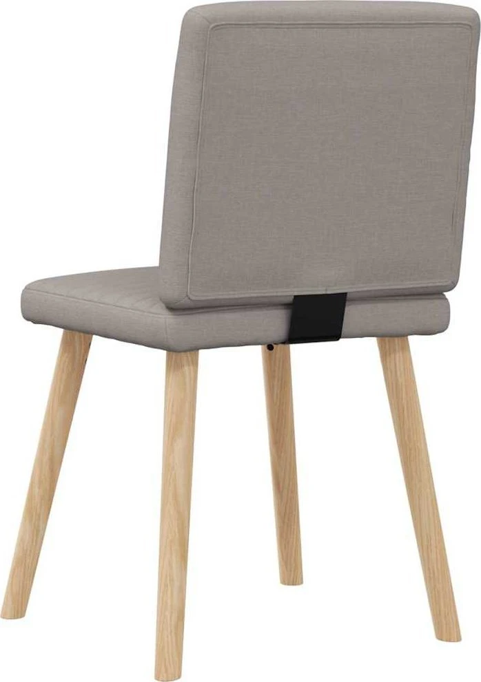 Valgomojo kėdės, 6vnt., taupe spalvos, audinys