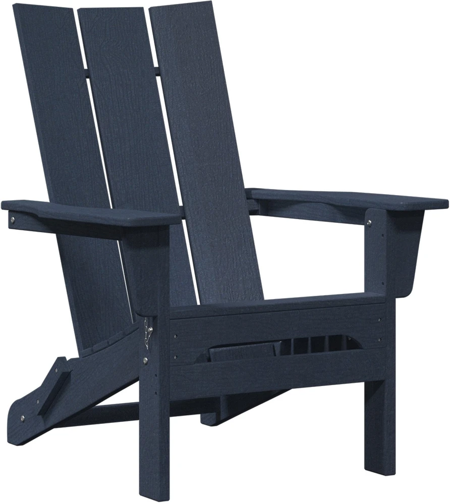 Sulankstoma Adirondack kėdė Jūrinė mėlyna 80,5 x 74,5 x 92 cm