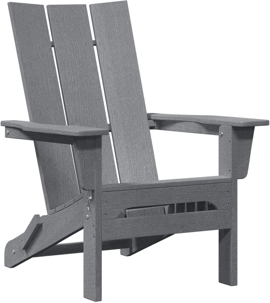 Sulankstoma Adirondack kėdė Šviesiai pilka 80,5 x 74,5 x 92 cm