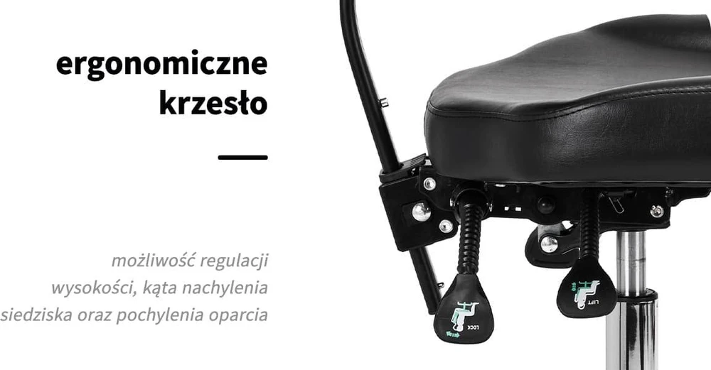 Activeshop Tatuiruočių studijos meistro kėdė su atlošu Pro Ink 973, juoda