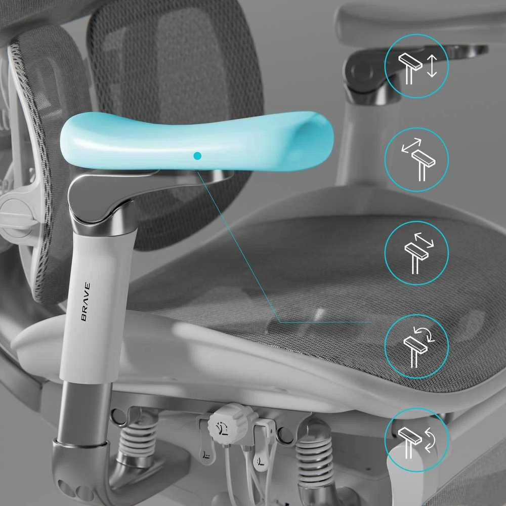 Žaidimų kėdė Diablo Brave V-Kinetic, pilka