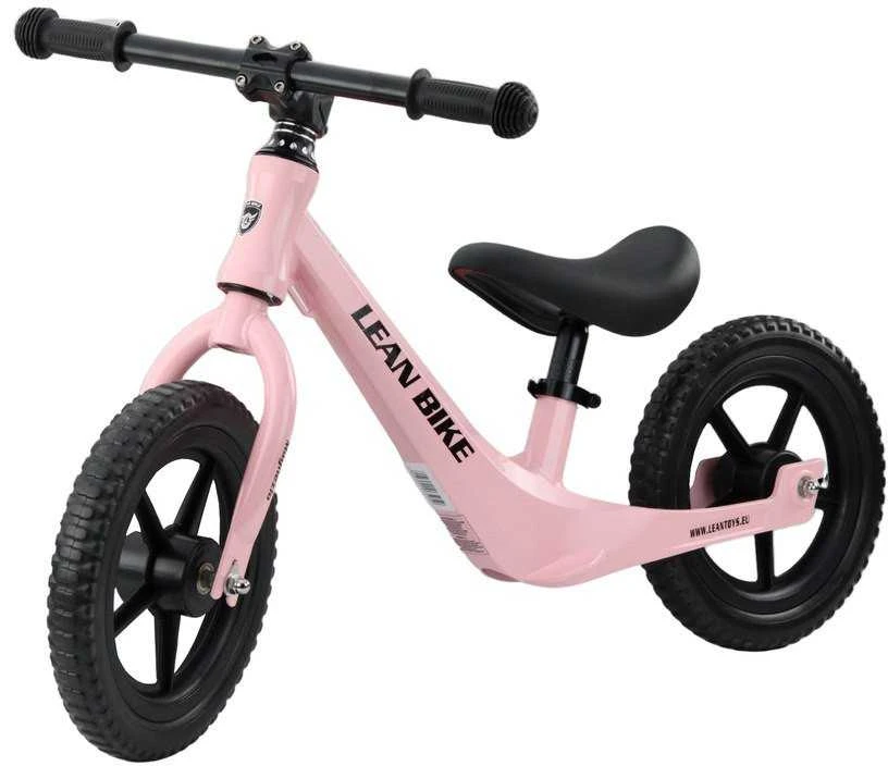 Lean Trike Balansinis dviratis vaikams CANDY, magnio rėmas, rožinis