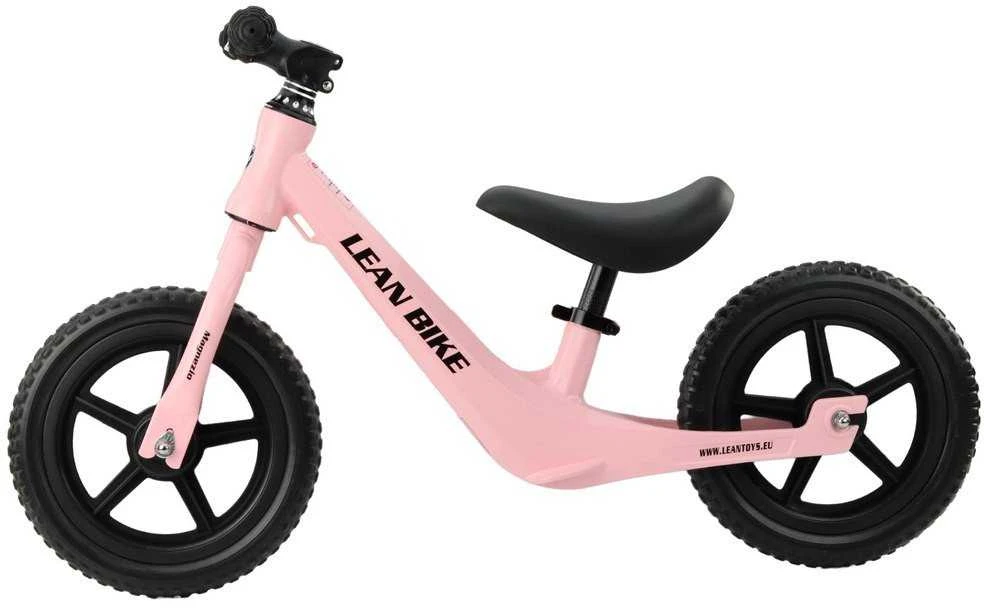 Lean Trike Balansinis dviratis vaikams CANDY, magnio rėmas, rožinis