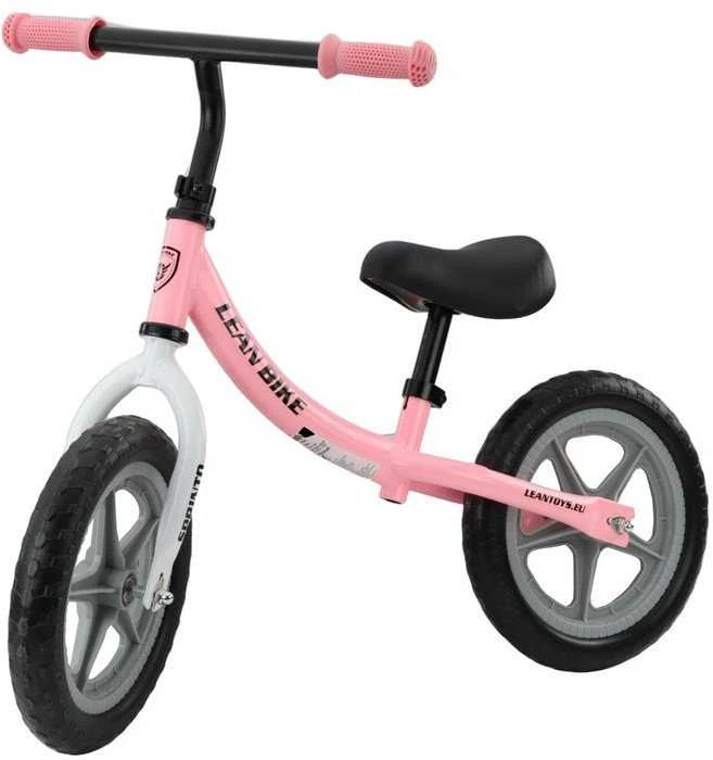 Lean Trike Balansinis dviratis vaikams SPRINTO 12 colių rožinis
