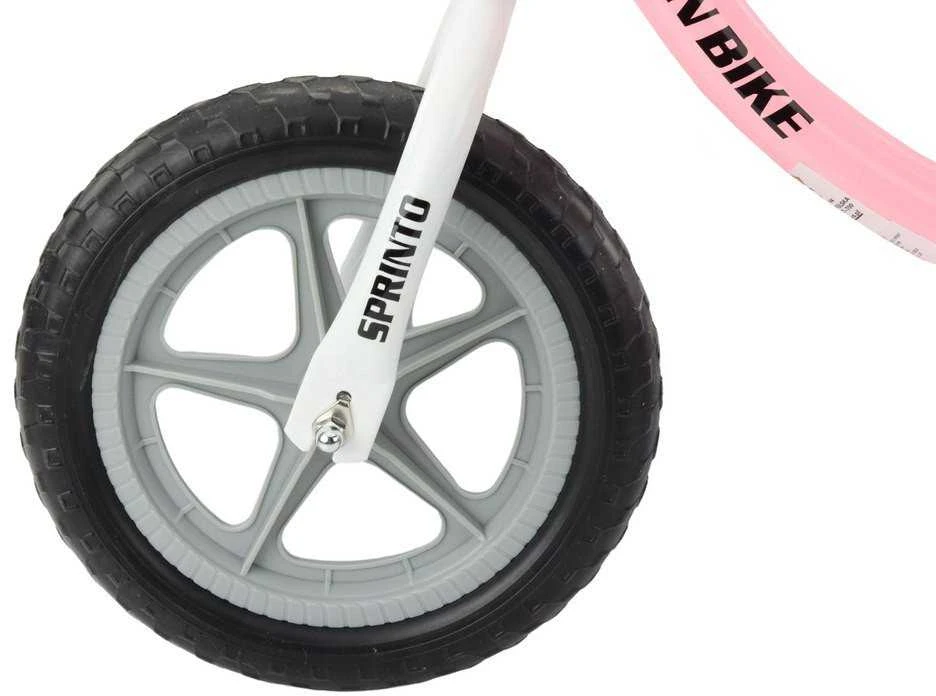 Lean Trike Balansinis dviratis vaikams SPRINTO 12 colių rožinis