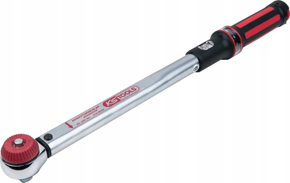 Dinamometrinis raktas KS TOOLS 40-200Nm 1/2"