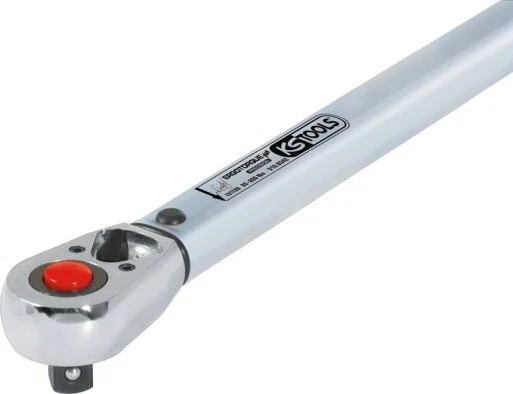 1/2" Dinamometrinis raktas su terkšle ERGOTORQUEprecision 40-200Nm, KS Tools