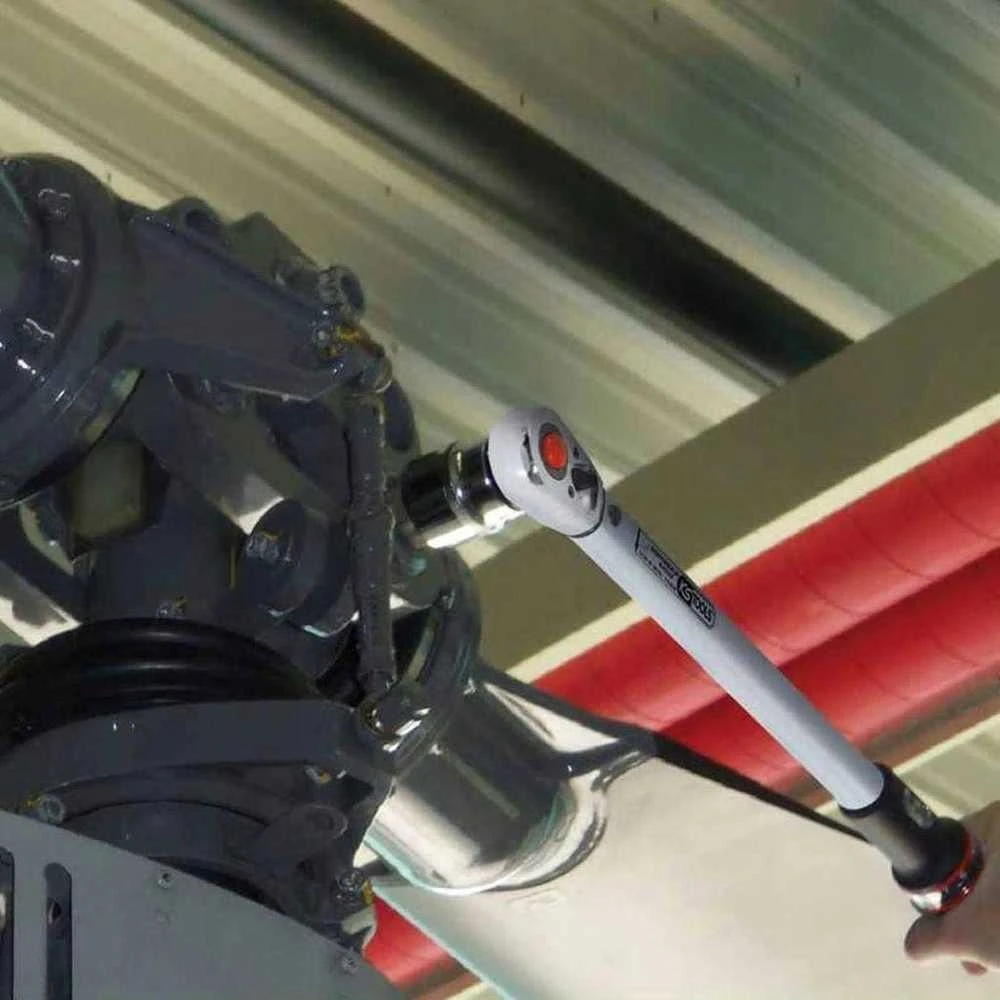 1/2" Dinamometrinis raktas su terkšle ERGOTORQUEprecision 40-200Nm, KS Tools
