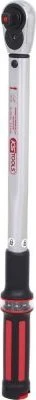 1/2" Dinamometrinis raktas su terkšle ERGOTORQUEprecision 40-200Nm, KS Tools