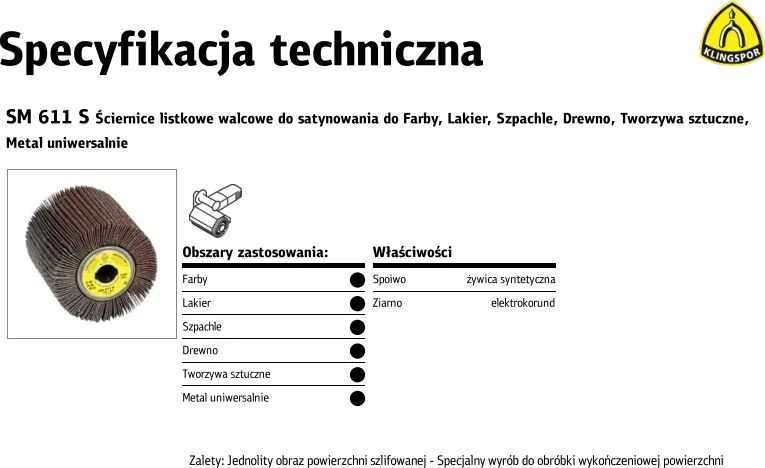 KLINGSPOR LAMELELINIS ŠLIFAVIMO DISKAS 100x100x19 gr.80